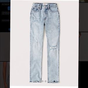 90s high rise skinny jeans